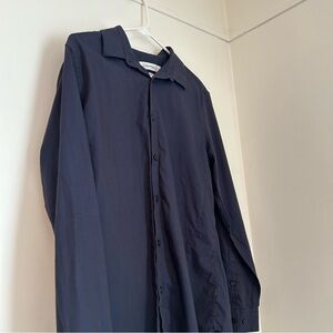 Men’s Calvin Klein Navy Dress Shirt